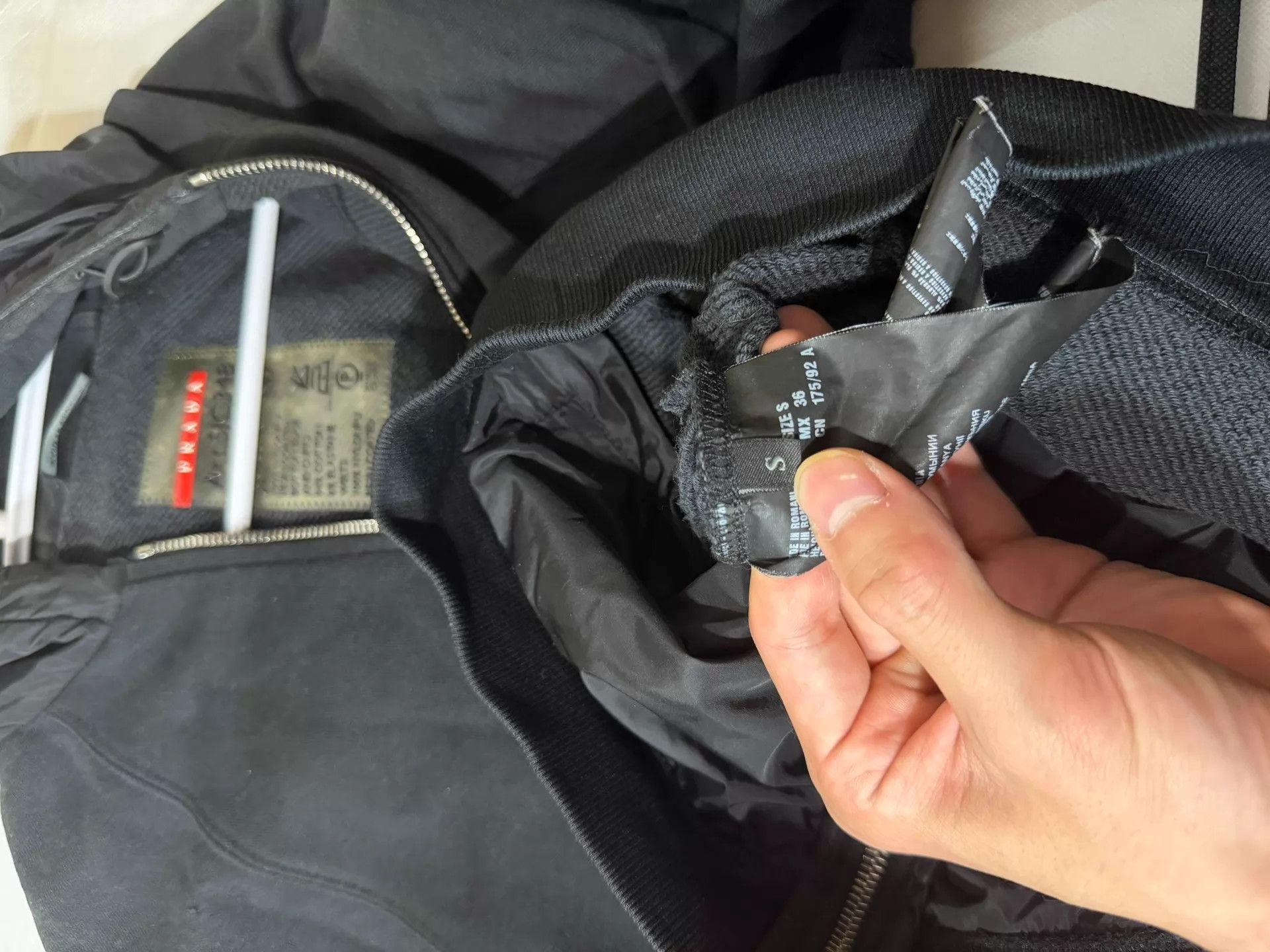 Prada Prada rubber logo jacket S Size US S / EU 44-46 / 1 - 5 Thumbnail