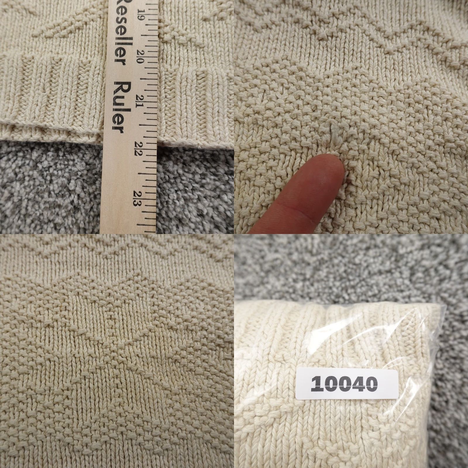 Ralph Lauren Ralph Lauren Sweater Womens PS Beige Nordic Fair Isle Silk Linen Knit Sweatshirt Size S / US 4 / IT 40 - 8 Thumbnail