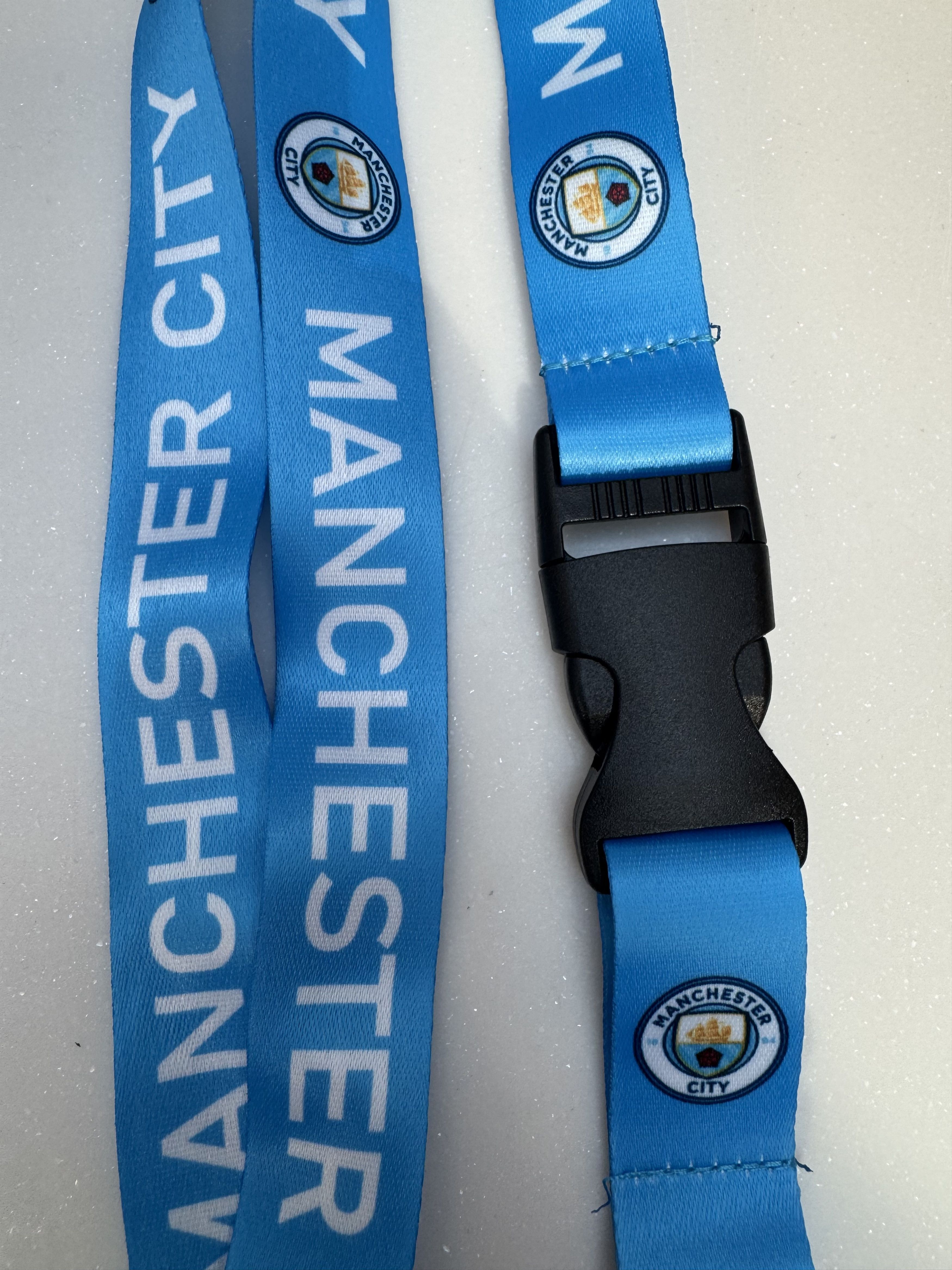 Other Manchester City FC Lanyard Keychain Brand new 22" length Size ONE SIZE - 3 Thumbnail