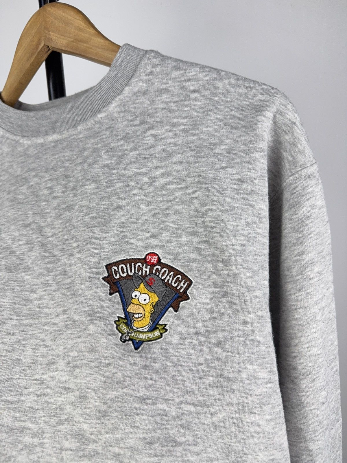 The Simpsons Vintage 1998 The Simpson COACH Logo Crop Sweatshirt Y2K Size ONE SIZE - 5 Thumbnail