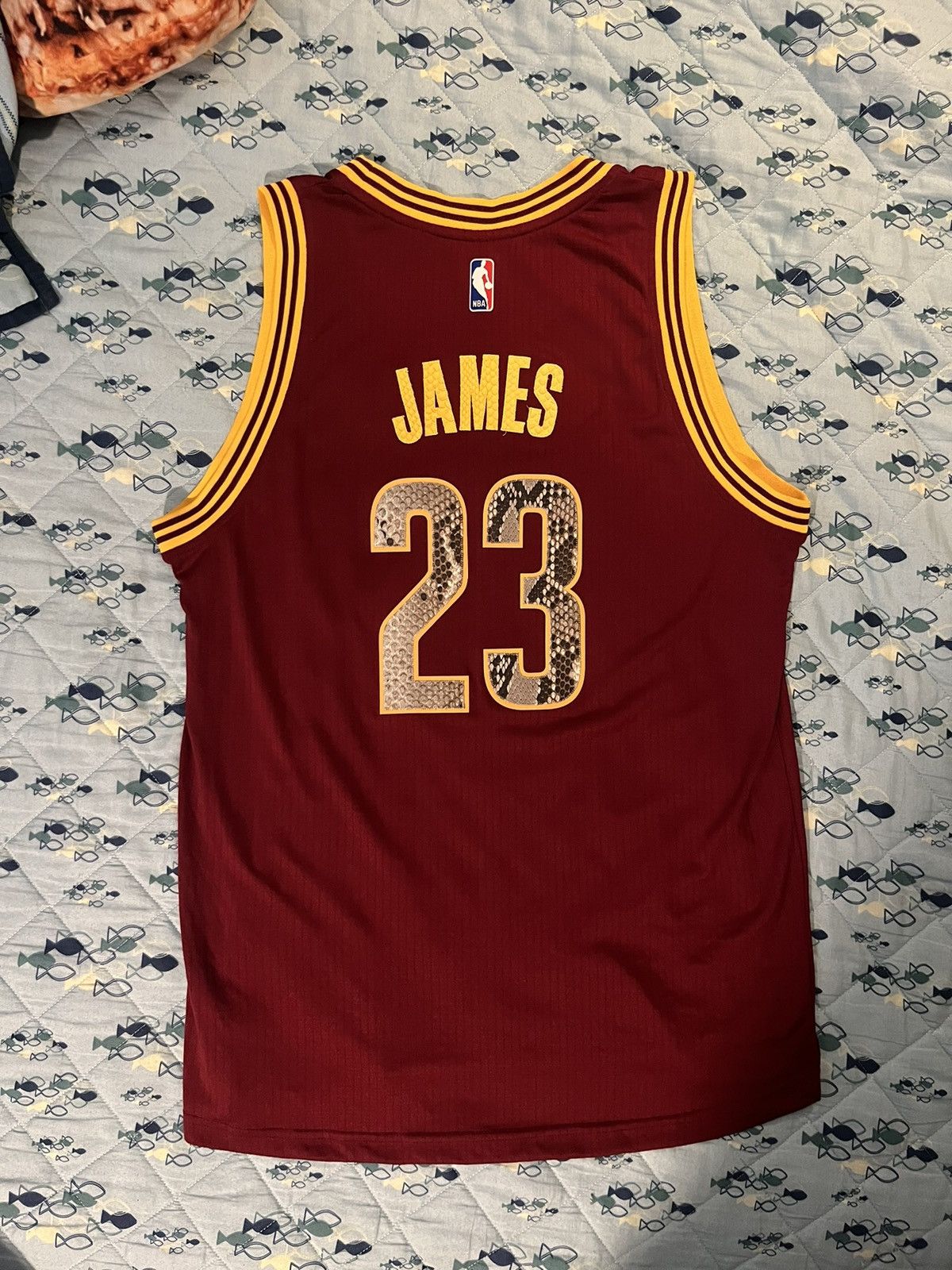 Renzo Cardoni CAVS LEBRON SNAKESKIN JERSEY Size US L / EU 52-54 / 3 - 6 Thumbnail