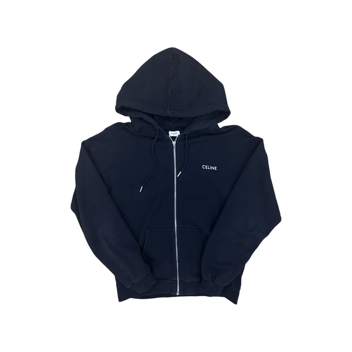 【L】CELINE Logoprint Mesh Pullover Hoodie L】CELINE Logoprint Mesh Pullover Hoodie