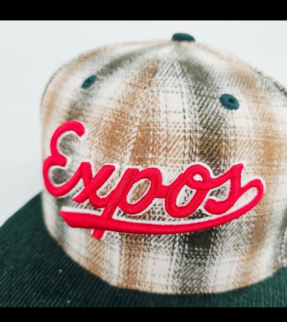 New Era New Era 59Fifty Montreal Expos Plaid Hat Size 7 5/8 new!! Size ONE SIZE - 5 Thumbnail