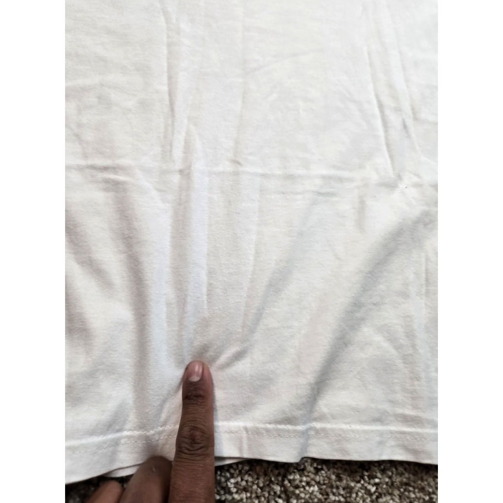 Hanes Vintage Hanes Beefy-T T Shirt XL Men White Short Sleeve Graphic Y2K 90s Nerd Community Logo Shirts Mens Size US XL / EU 56 / 4 - 3 Thumbnail