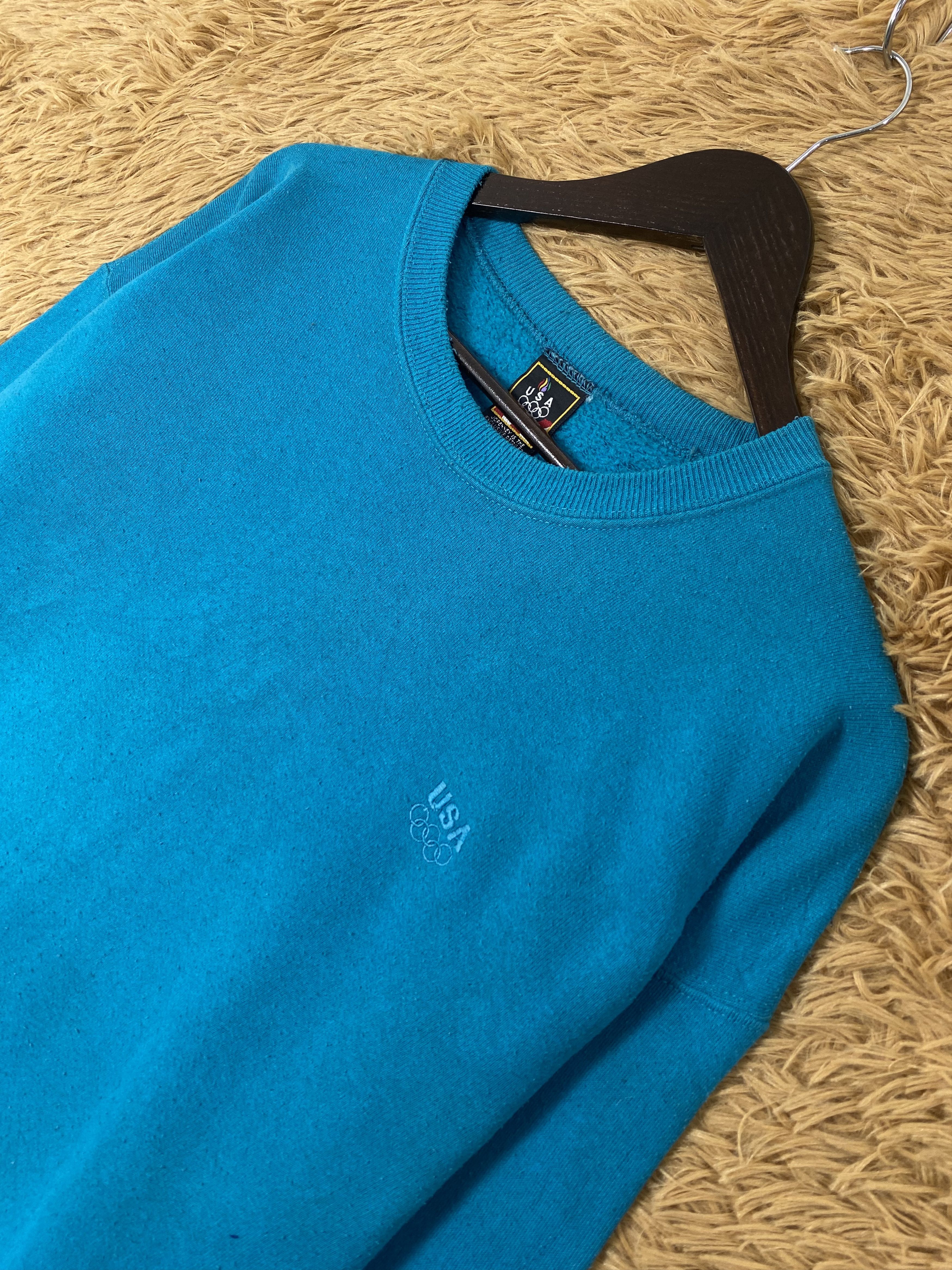 USA Olympics Vintage Olympics USA Embroided Logo Sweatshirts PS0008 Size US M / EU 48-50 / 2 - 2 Thumbnail