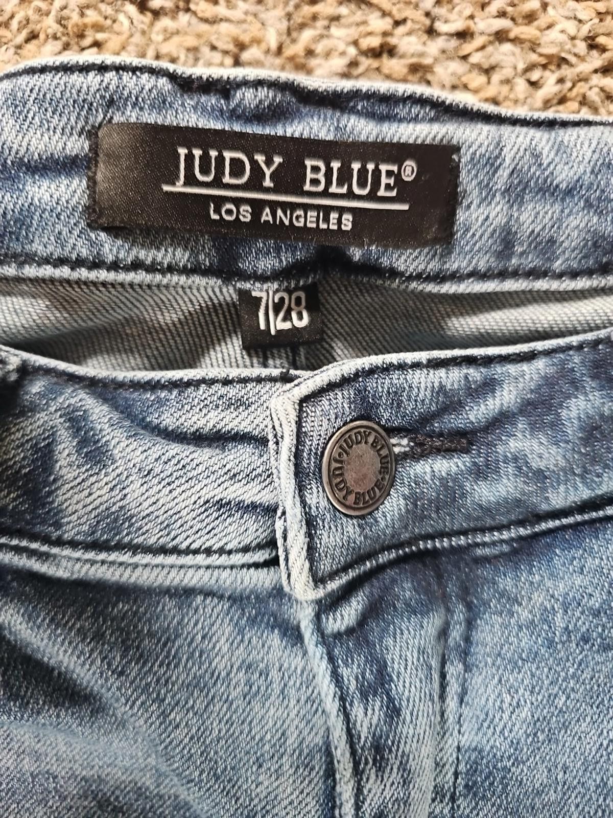Other Judy Blue Los Angeles Slim Fit 7/28 Jeans Size 28" / US 6 / IT 42 - 3 Thumbnail