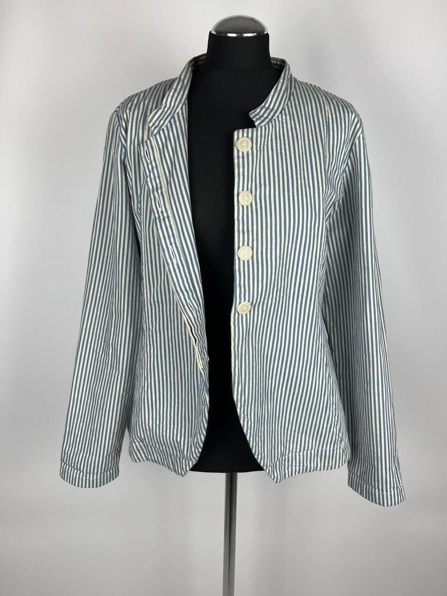 Designer × Japanese Brand Ewa I Walla Blaizer RARE Awant Garde Boho Style L (0347) Size L / US 10 / IT 46 - 3 Thumbnail
