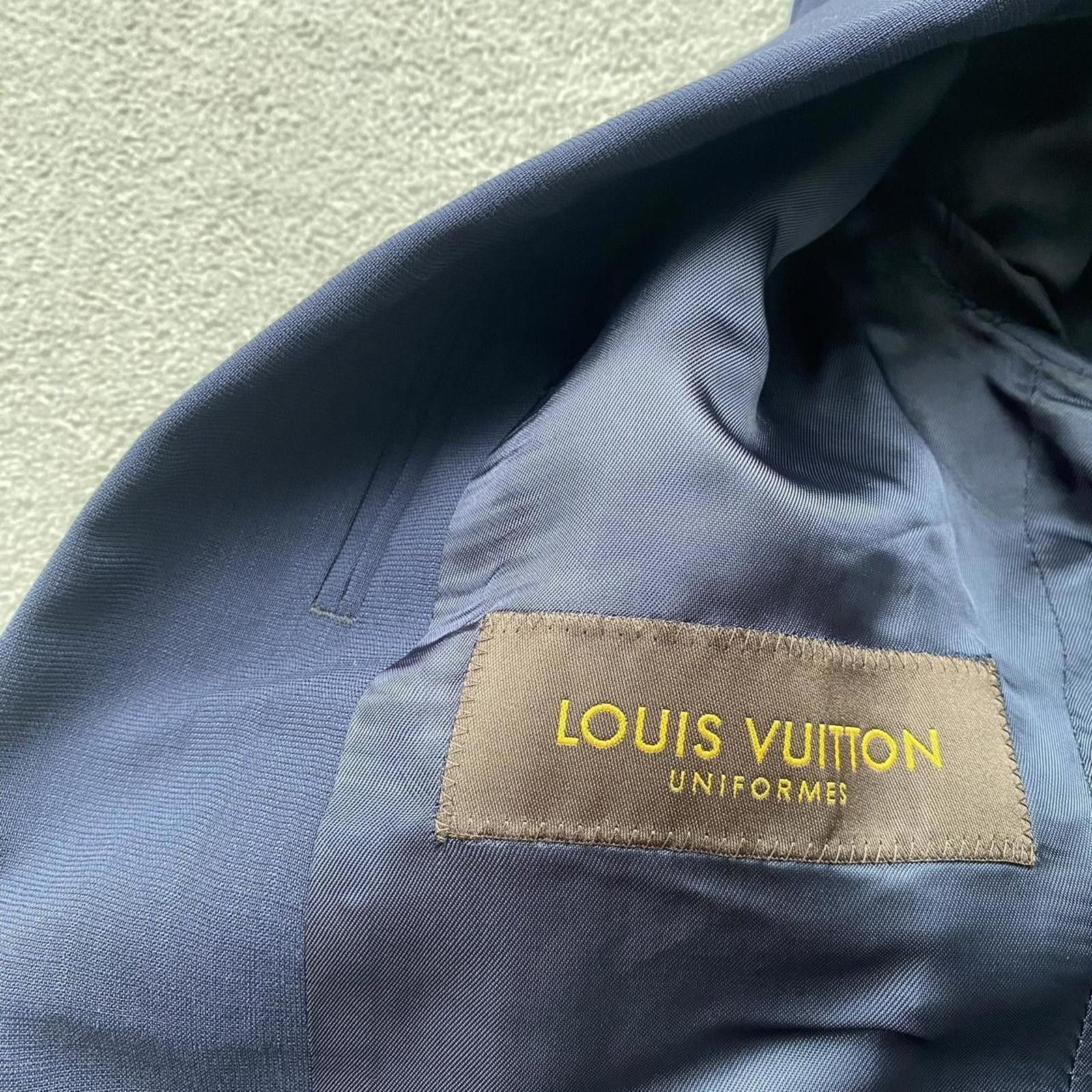 Louis Vuitton Louis Vuitton Uniform Wool Suit Size 46S - 4 Thumbnail