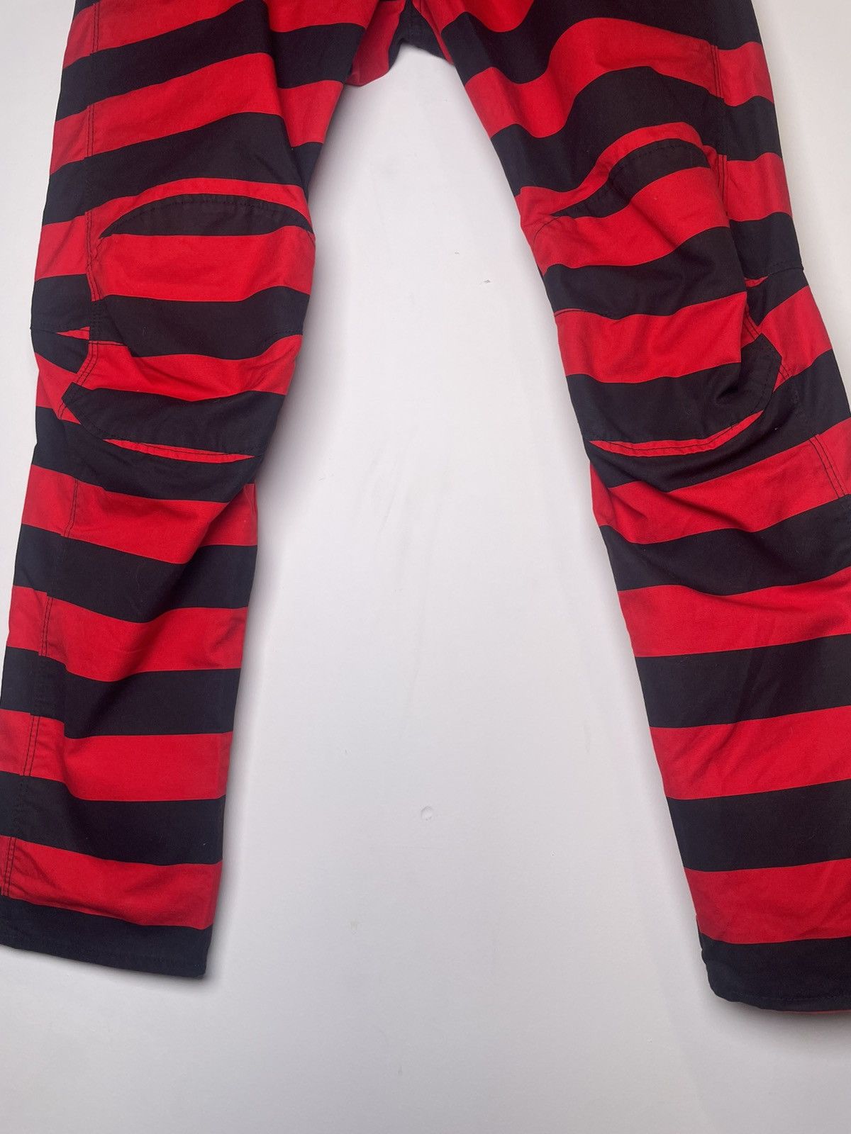 G-Star G-Star RAW Red Black Striped 3D Tapered Pants Size US 32 / EU 48 - 5 Thumbnail