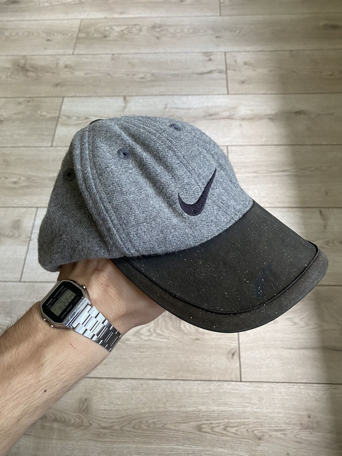 Nike × Vintage Vintage Nike y2k Wool Cap Hat Size ONE SIZE - 1 Thumbnail