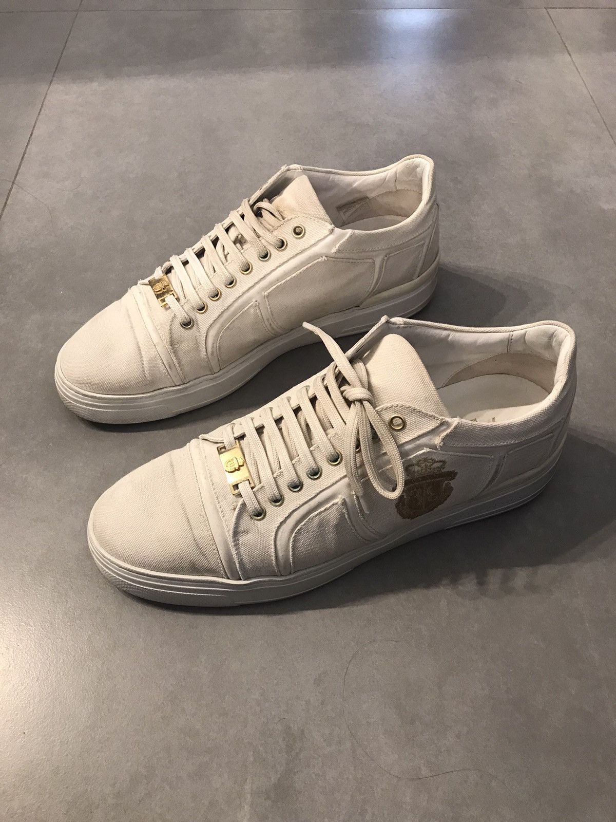 Billionaire Couture Billionaire white sneakers Size US 11 / EU 44 - 4 Thumbnail