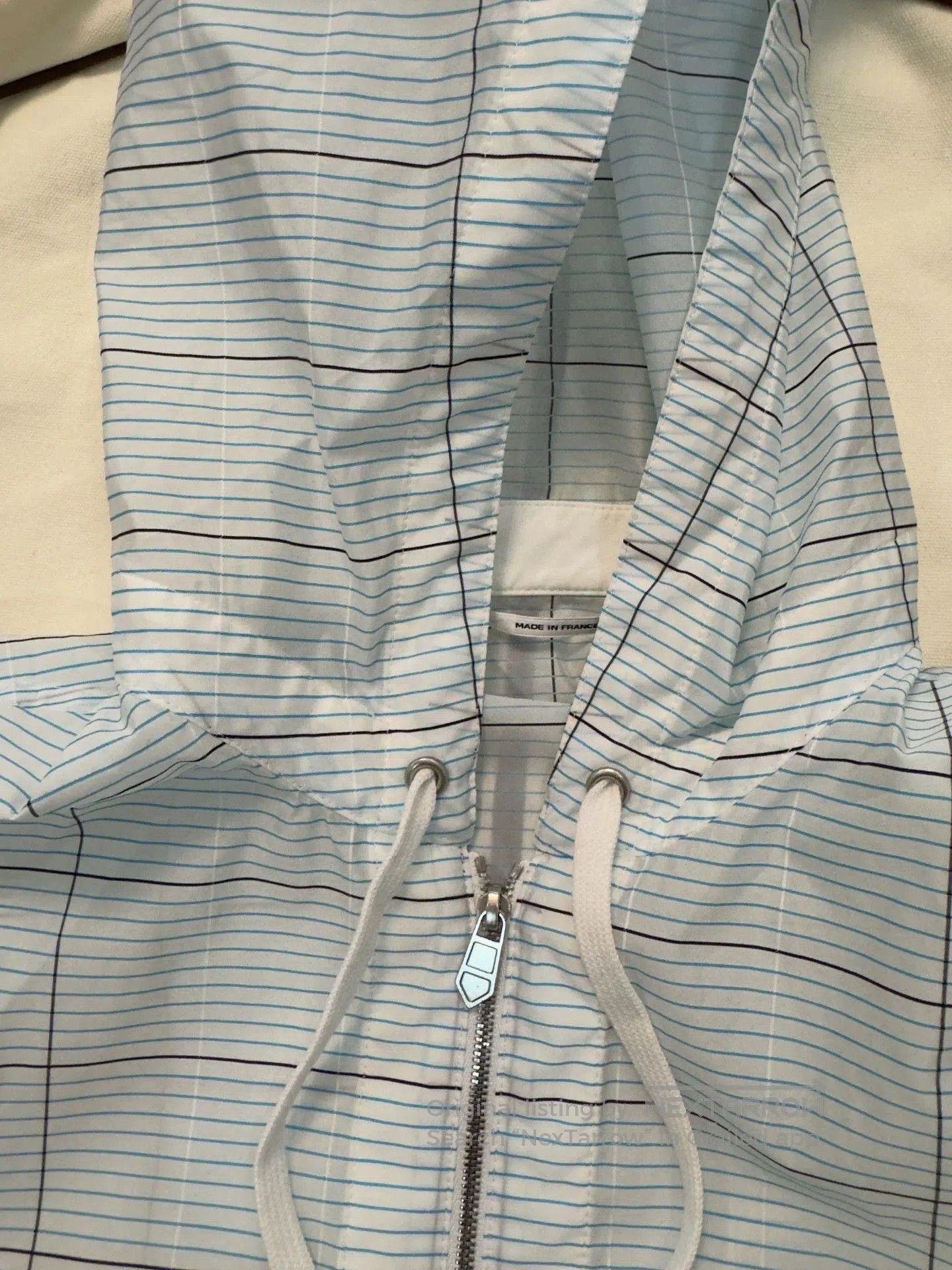 Hermes Hooded Checkered Light Jacket. Size US S / EU 44-46 / 1 - 3 Thumbnail