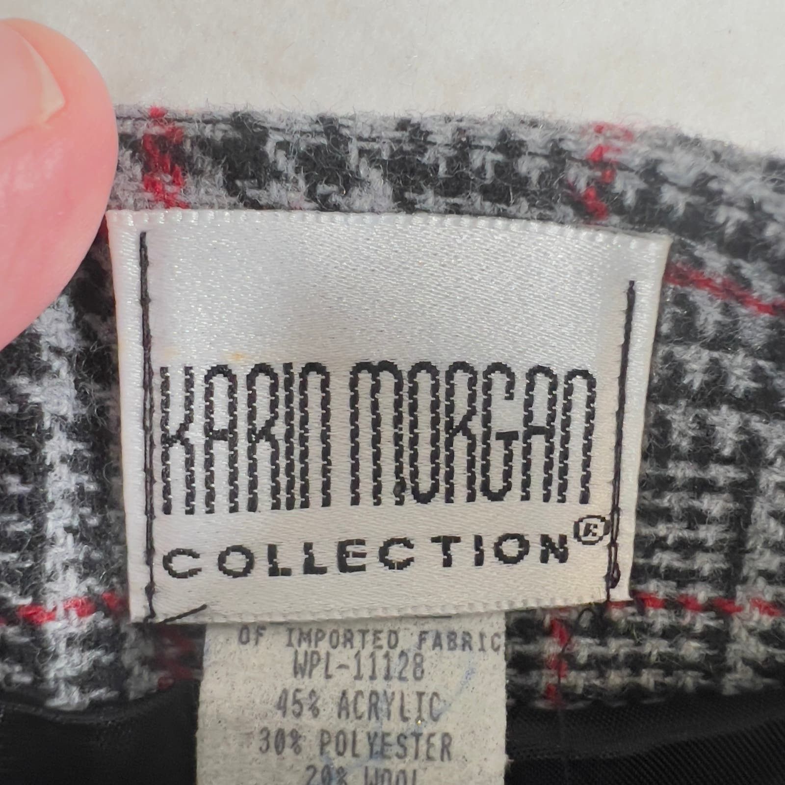 Other Karin Morgan Collection Wool Blend ALine Mini Skirt Woman 12 Size 30" / US 8 / IT 44 - 2 Thumbnail