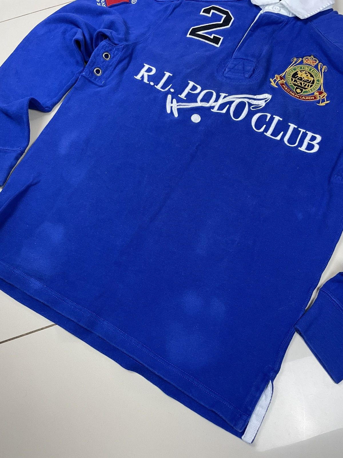 Polo Ralph Lauren × Vintage Vintage Polo Ralph Lauren Rugby Sweatshirt Big Logo Y2K 90s Size US S / EU 44-46 / 1 - 3 Thumbnail
