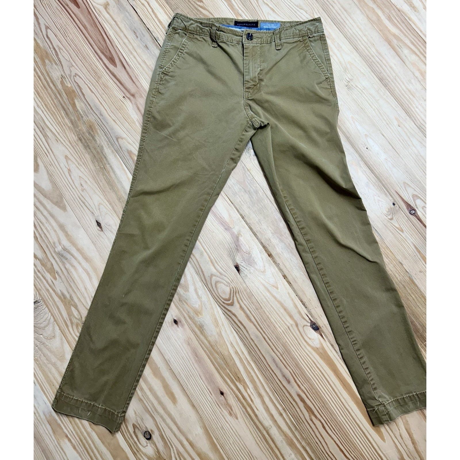 Aeropostale Aeropostale Pants Men's 29/32 Tan Slim Straight Casual Size US 29 - 1 Thumbnail