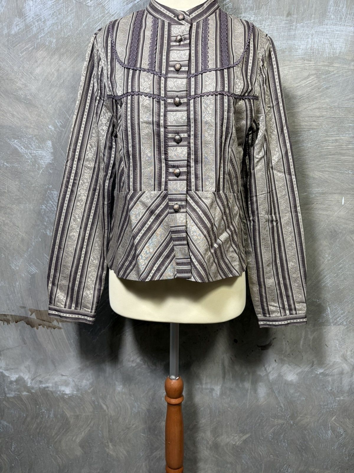 Le Grande Bleu (L.G.B.) Unknown - Japanese Y2K Women Mesh Tops Size M / US 6-8 / IT 42-44 - 3 Thumbnail