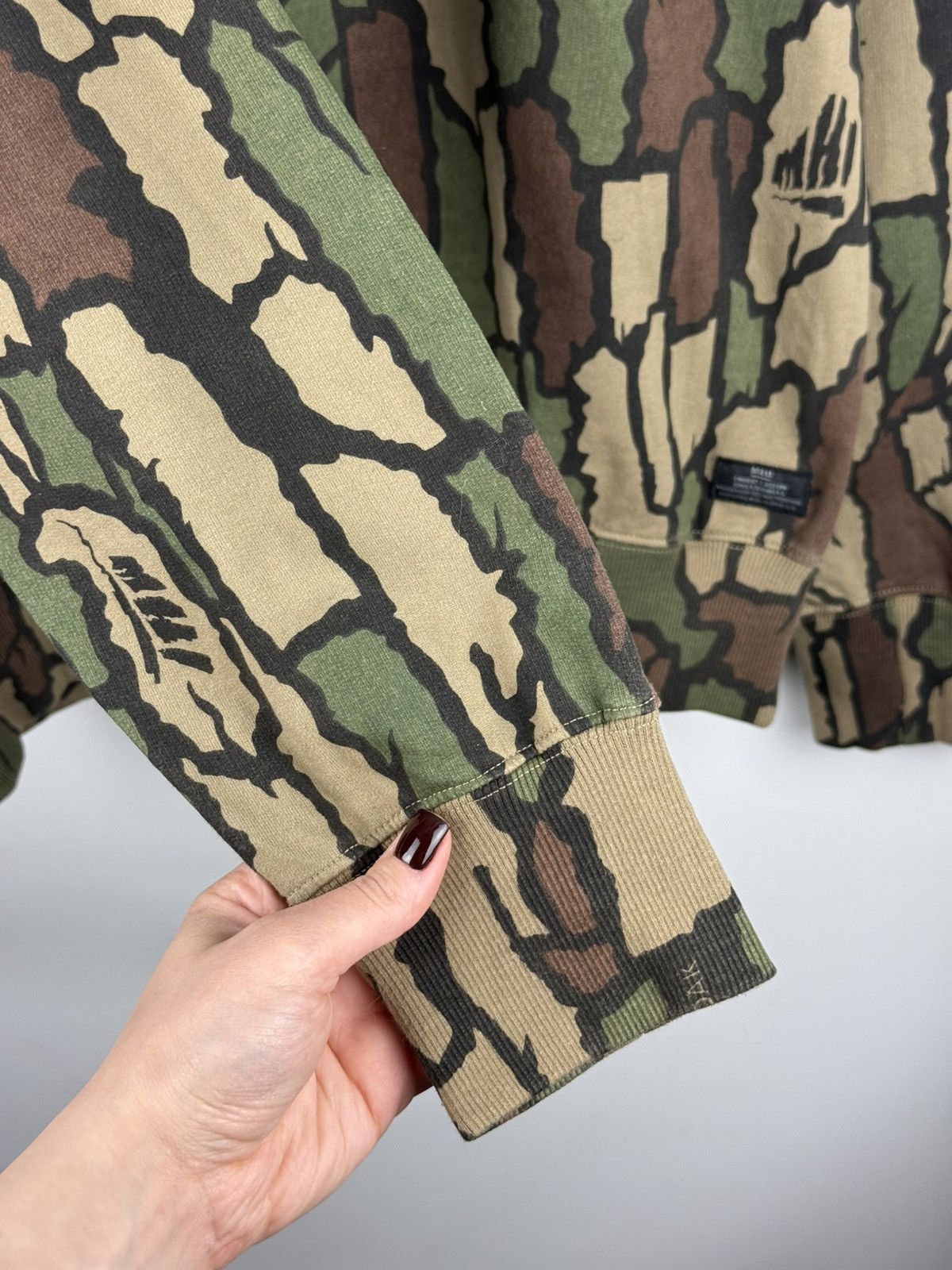 Maharishi MHI Maha Trebark English Mossy Oak Camo Cotton Sweatshirt Size US XL / EU 56 / 4 - 11 Thumbnail