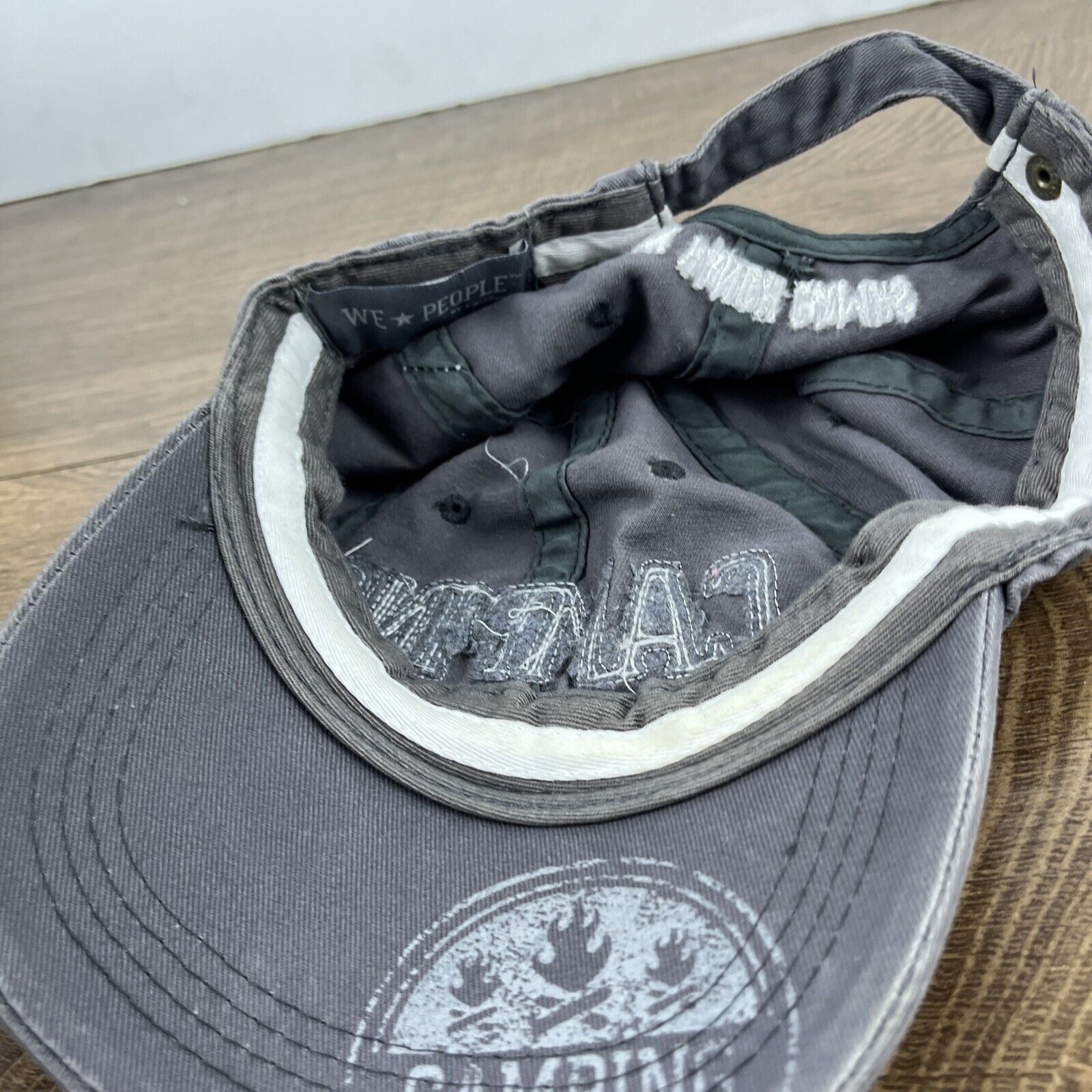 Other Camping People Hat Caming Hat Gray Hat Adjustable Gray Adult Size ONE SIZE - 15 Thumbnail