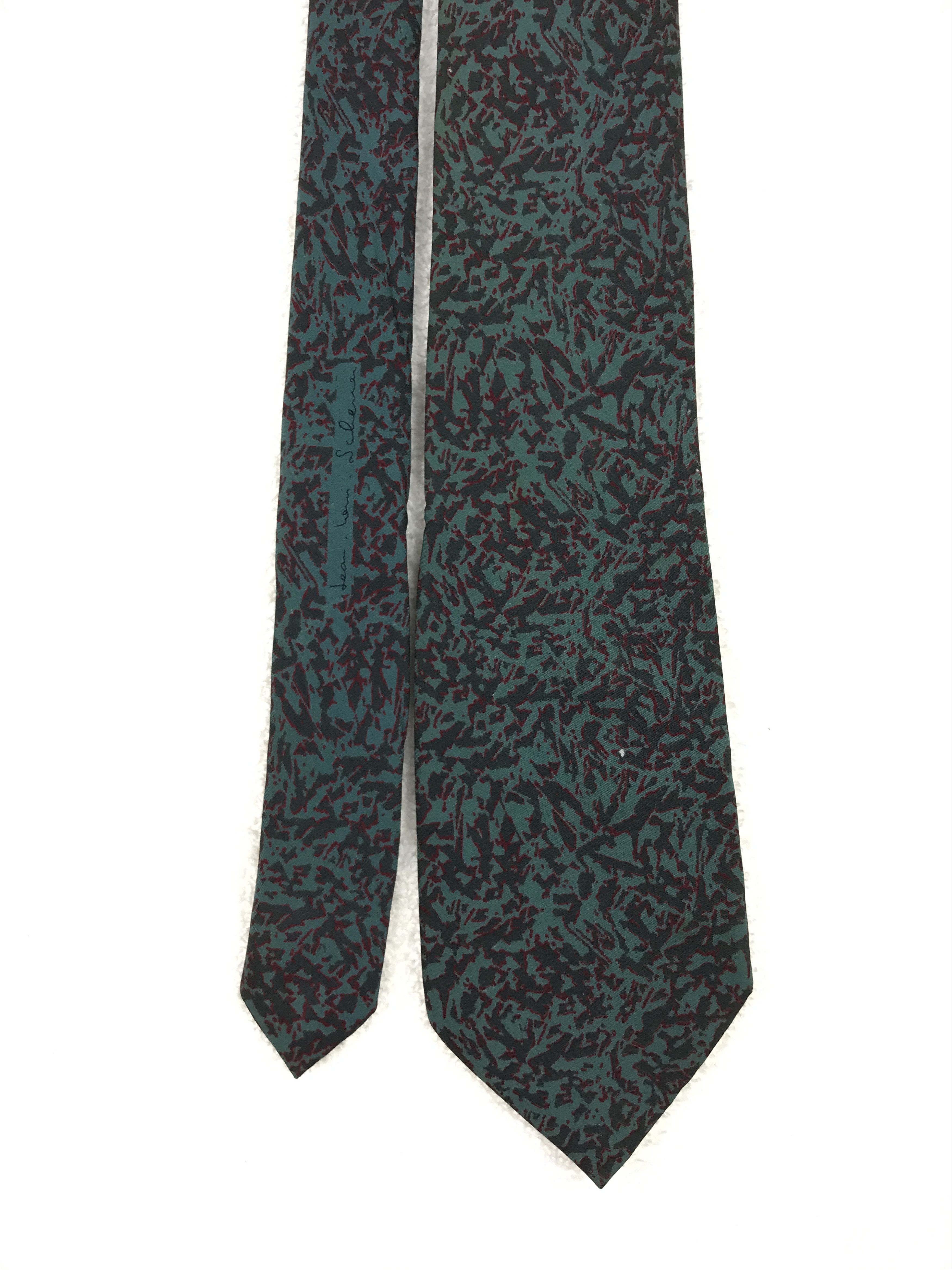 Designer × Jean-Louis Scherrer × Vintage Vintage Jean Louis Scherrer Silk Necktie Size ONE SIZE - 3 Thumbnail