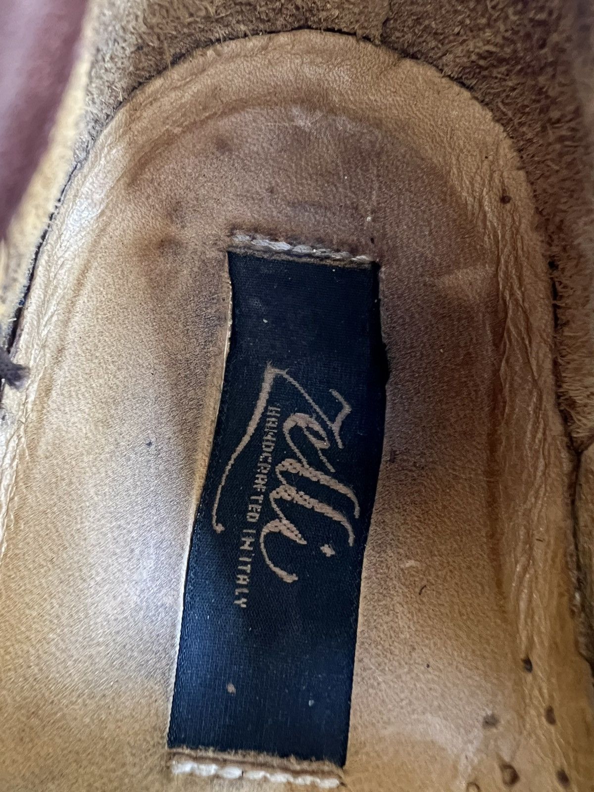 Zelli Zelli Genuine Ostrich Brown Leather Milano Penny Loafer Size US 8.5 / EU 41-42 - 14 Thumbnail