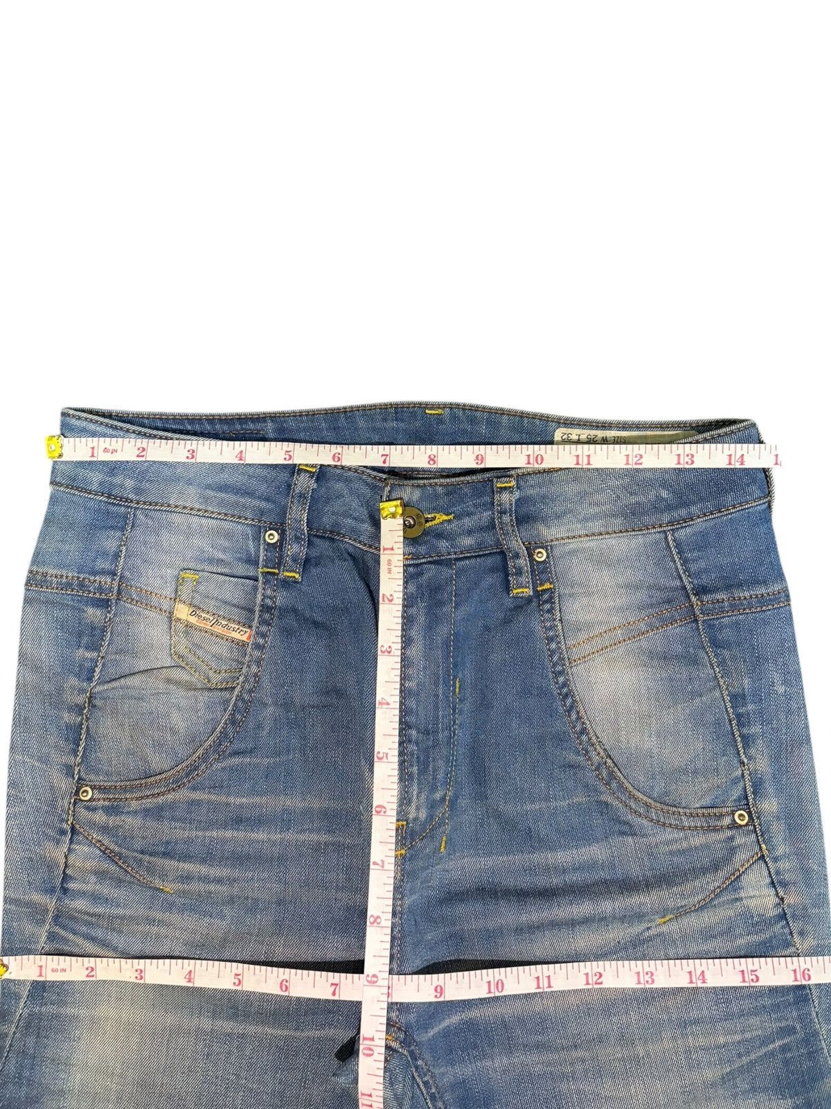 Diesel Vintage Diesel Fayza Mud Wash Distressed Jeans Size 29" - 6 Thumbnail