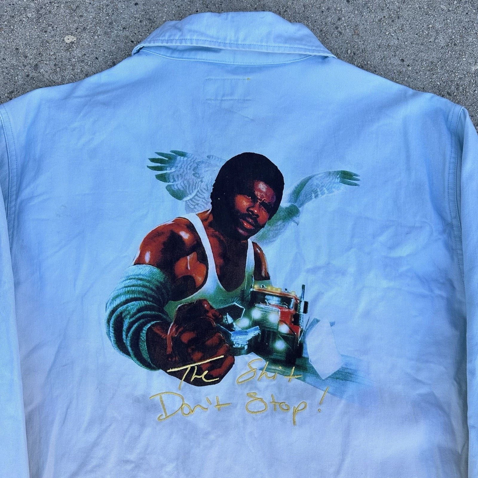 Golf Wang × Hypebeast × Tyler The Creator Golf Wang The Sh*t Don’t Stop Zip Up Jacket XXL Winter 2021 Size US XXL / EU 58 / 5 - 2 Thumbnail