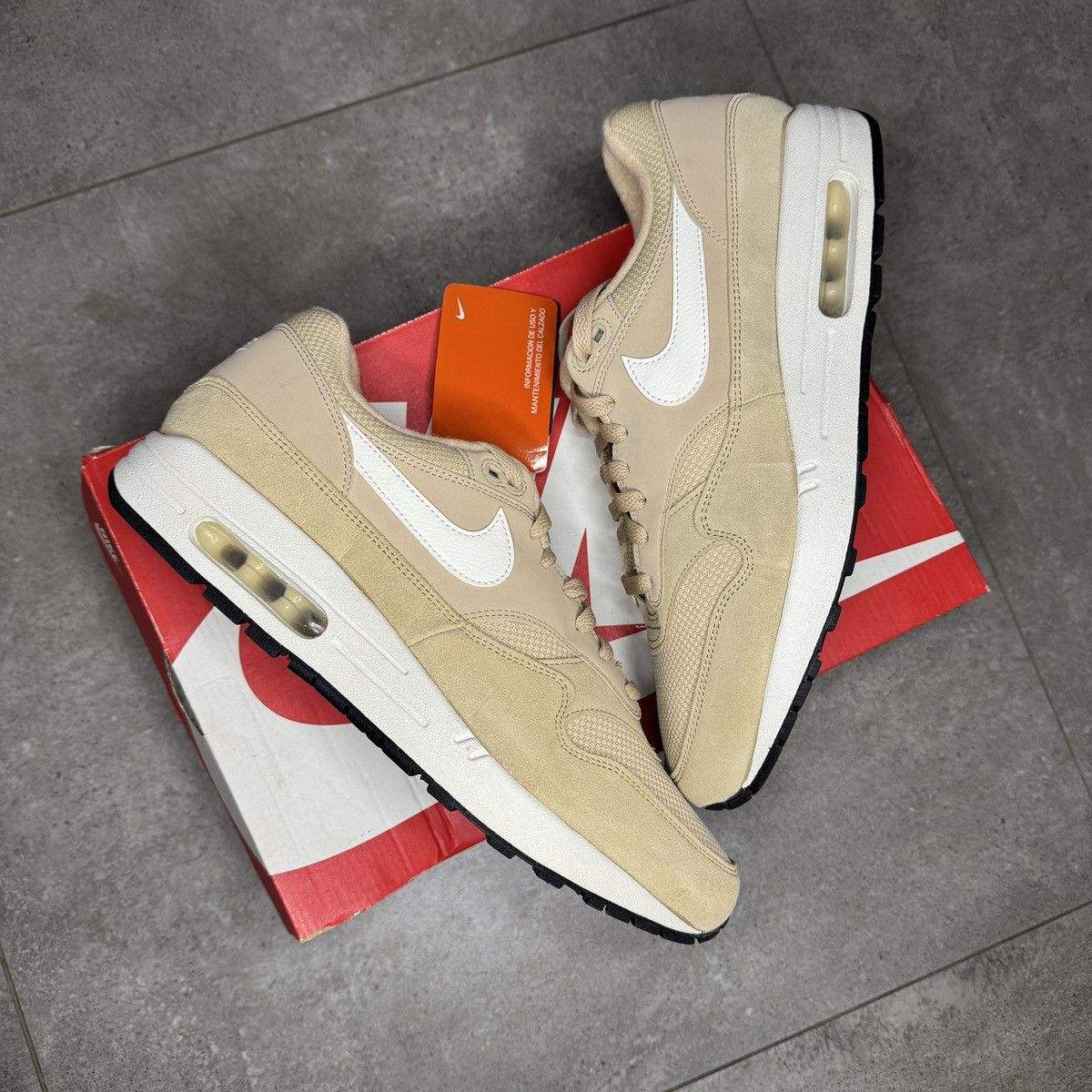 Nike 2019 Nike Air Max 1 Desert Ore Size US 12.5 / EU 45-46 - 3 Thumbnail