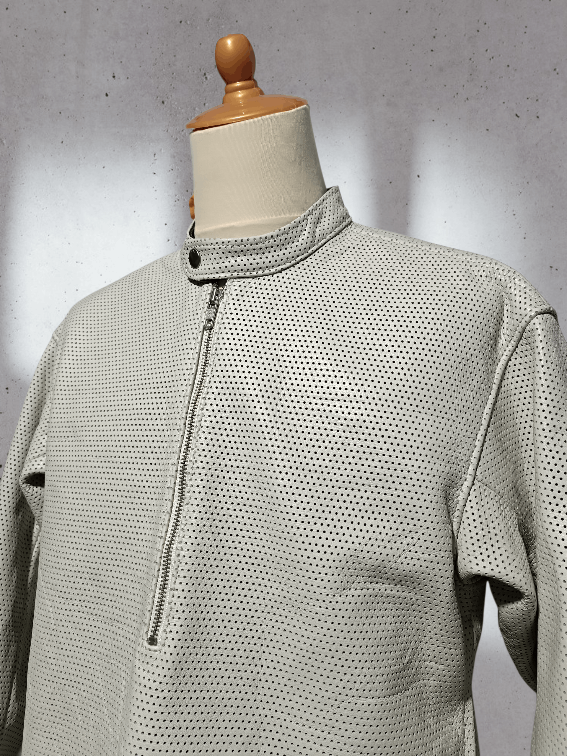 Japanese Brand Japanese Leather Mesh Jacket Size US M / EU 48-50 / 2 - 2 Thumbnail