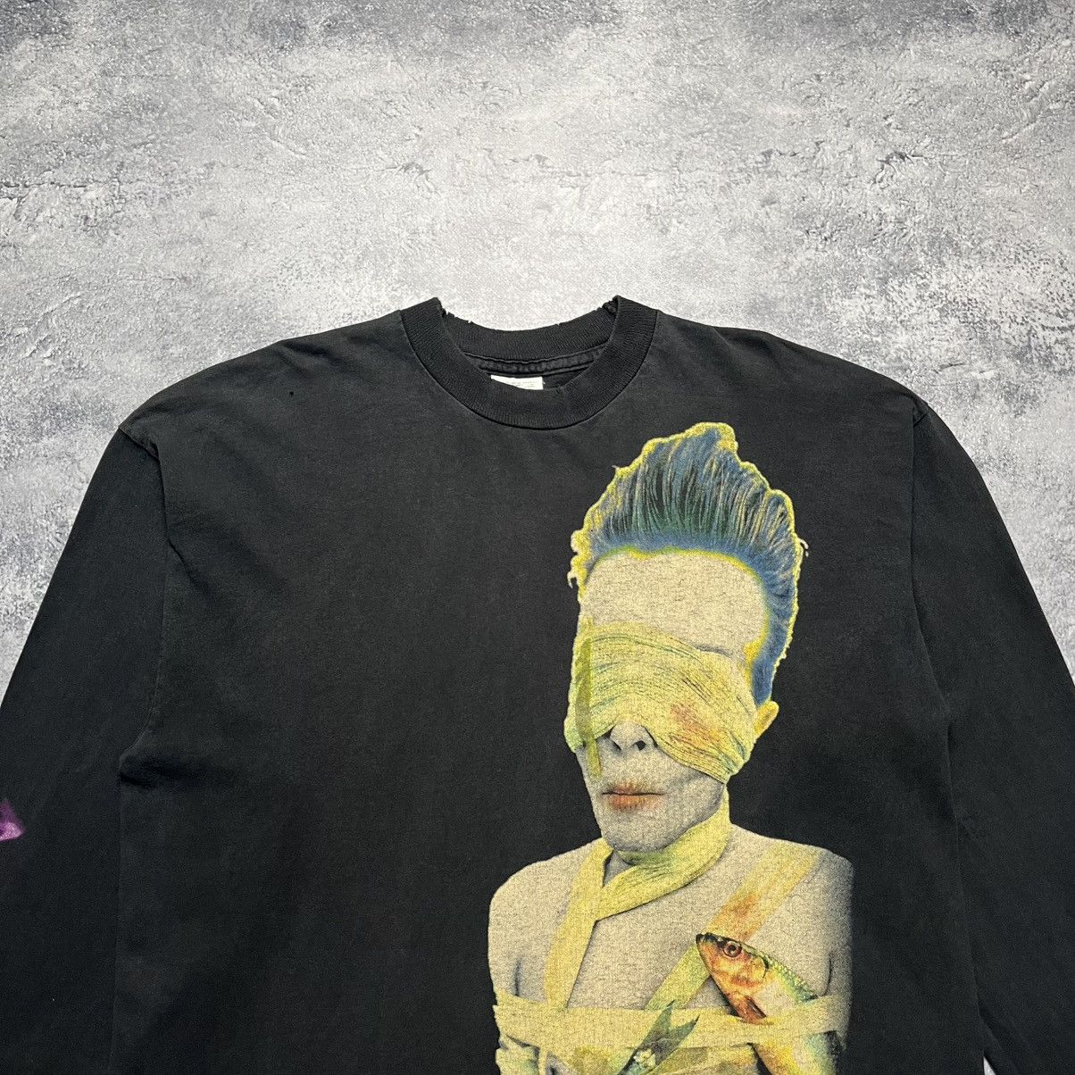 Band Tees Vintage David Bowie Outside 1995 Longsleeve Rock Band Tour Size US XL / EU 56 / 4 - 2 Thumbnail