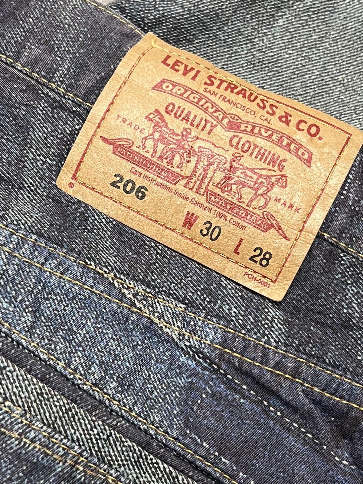 Comme des Garcons × Junya Watanabe × Levi's Junya Watanabe x Levi’s Printed Denim Size US 30 / EU 46 - 9 Thumbnail