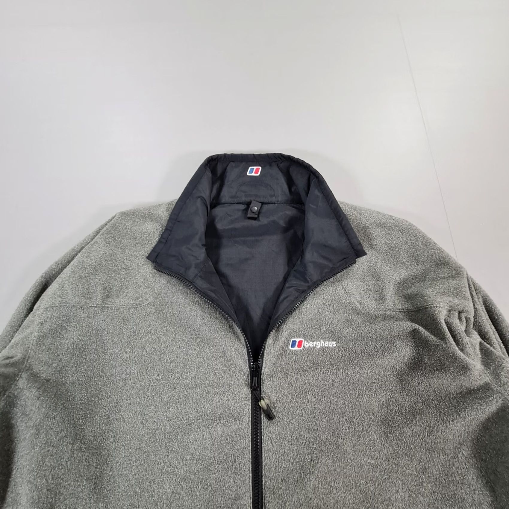 Berghaus Berghaus Mens Jacket Black Grey XL 2 in One Reversible Fleece Windbreaker Casual 90s Outdoor Size US XL / EU 56 / 4 - 3 Thumbnail
