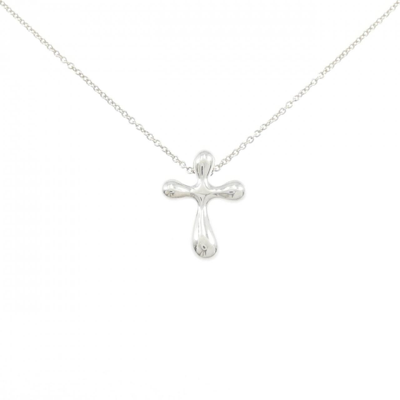 Tiffany & Co. Tiffany & Co. Tiffany 925 Silver Cross Necklace Precious Metal Necklace DUTY FREE for USA Size ONE SIZE - 1 Thumbnail