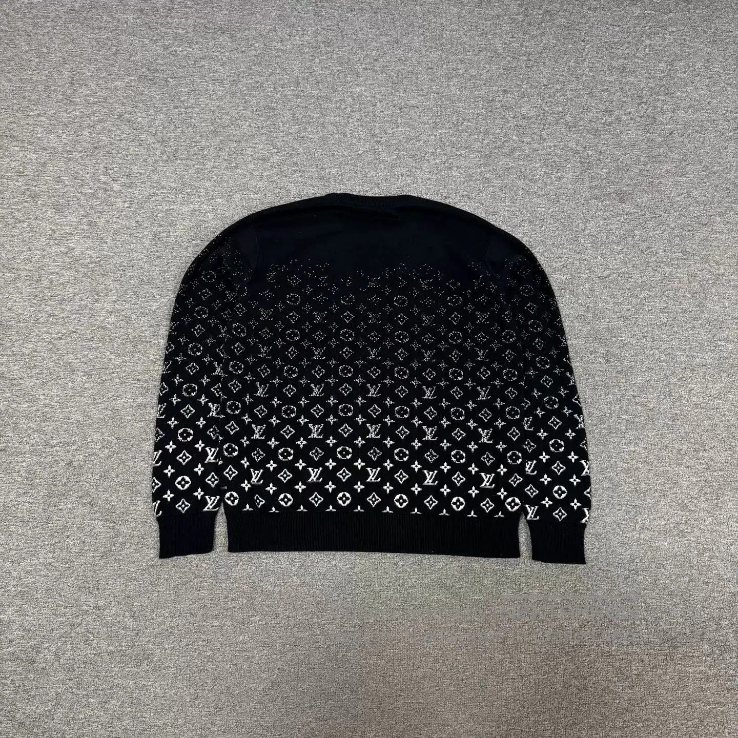 Visvim Louis Vuitton Black Monogram Knit Sweater. Size US L / EU 52-54 / 3 - 2 Thumbnail