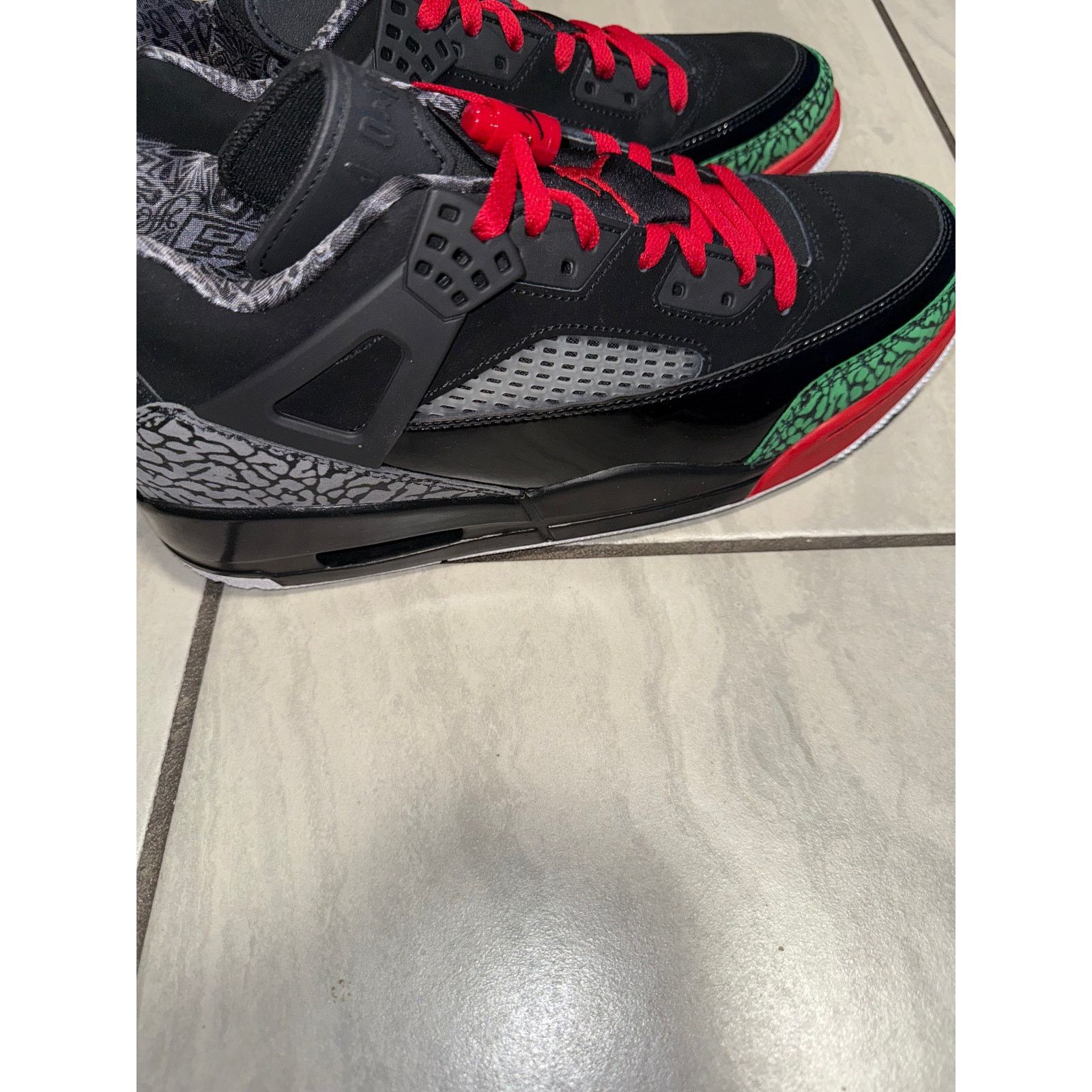 Jordan Brand Jordan Spizike Low Black Classic Green White Varsity 11.5M Size US 11.5 / EU 44-45 - 4 Thumbnail