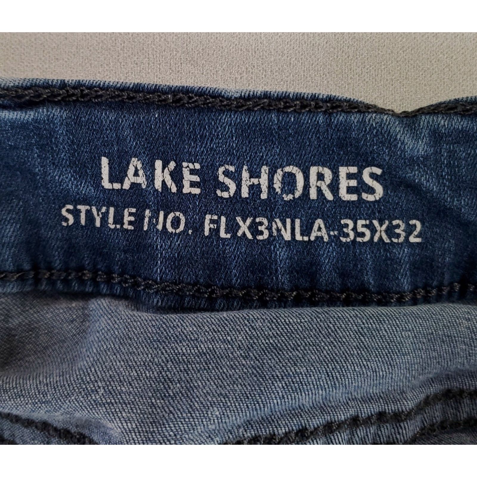 Vintage Mugsy Lake Shores Blue Jeans Stretch Mens 32x31 Regular Inseam 31 Tapered Blue Denim Denim Jeans 32 Mens Lake Shores Size US 32 / EU 48 - 5 Thumbnail