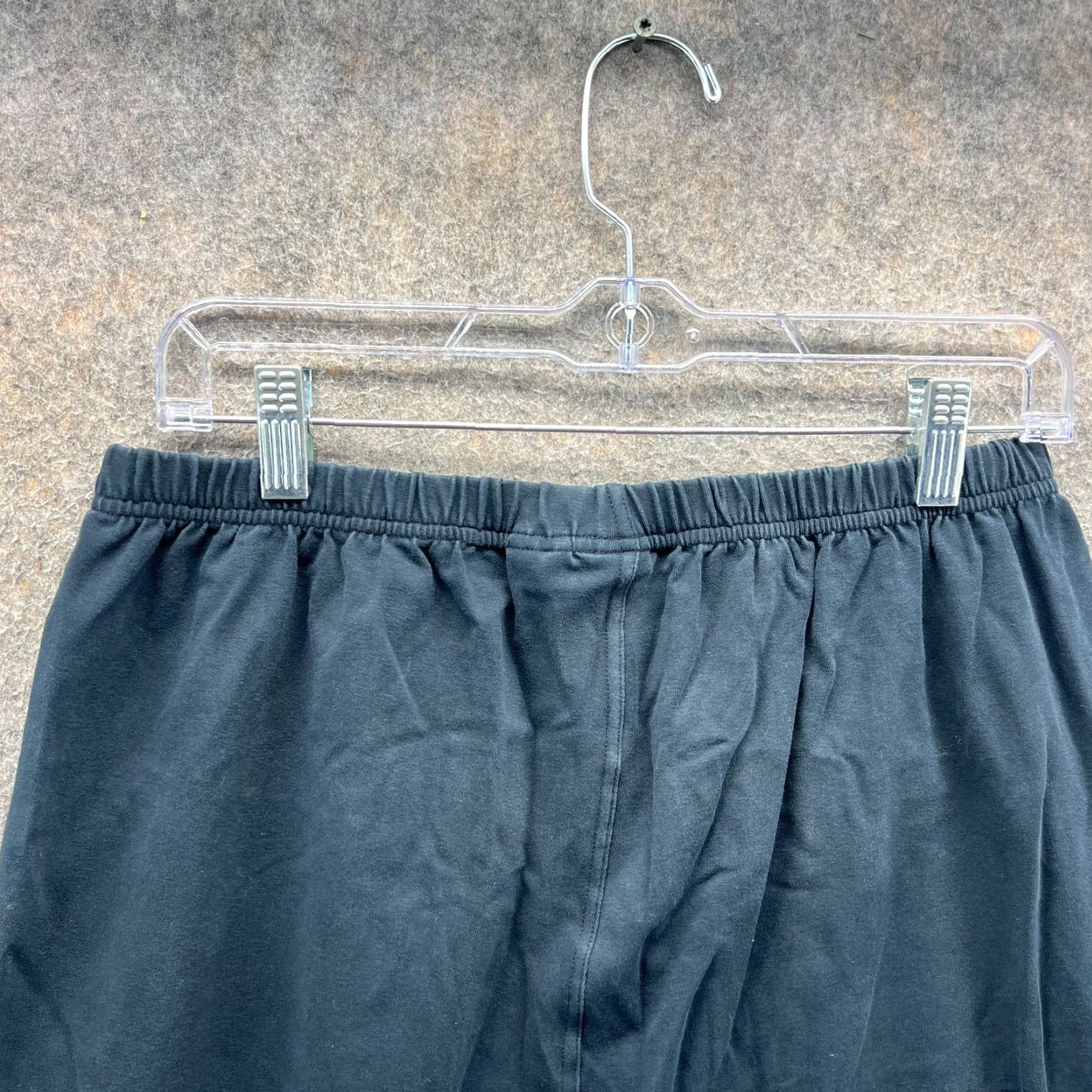 Prana VINTAGE prAna Shorts Mens XL Black Elastic Waist Fleece Baggy Streetwear 7 in Inseam, Sweat, Casual, Regular, Pocket Slash Mens Size US 36 / EU 52 - 4 Thumbnail
