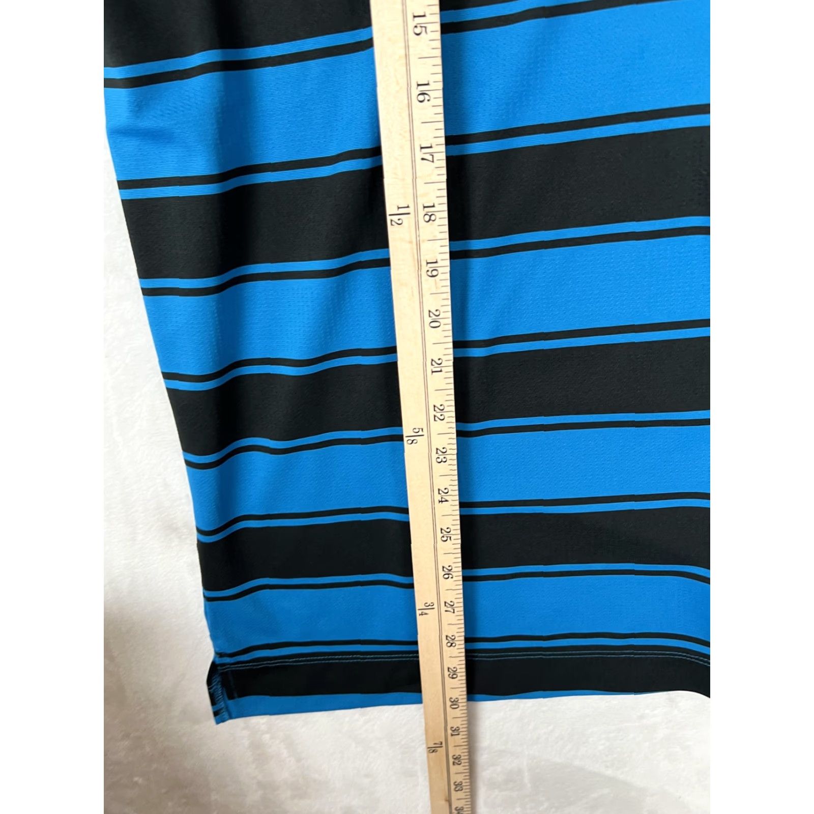 Nike Nike Golf Polo Shirt Mens XL Blue Striped Dri-FIT Swoosh Logo Shirt Size US XL / EU 56 / 4 - 5 Thumbnail