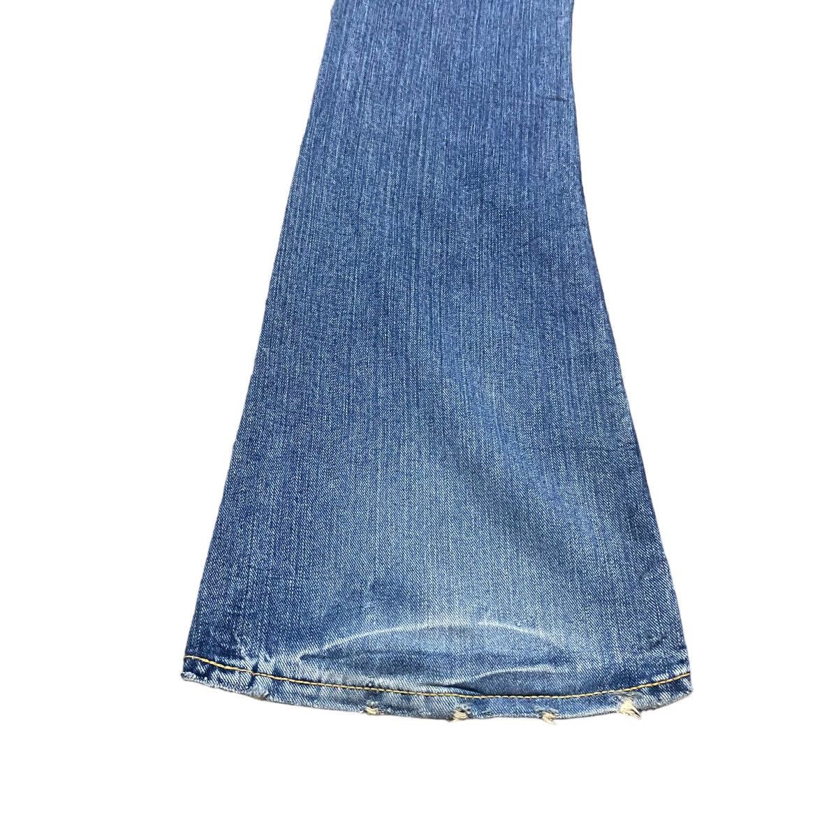 Japanese Brand Keikii Lee Denim Double Waist Flare Jeans Size US 29 - 15 Thumbnail