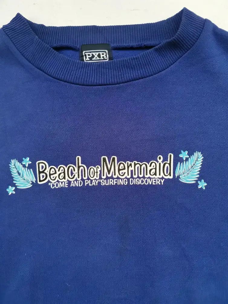 Japanese Brand PXR Beach of Mermaid Big Logo Sweatshirt Size US M / EU 48-50 / 2 - 5 Thumbnail