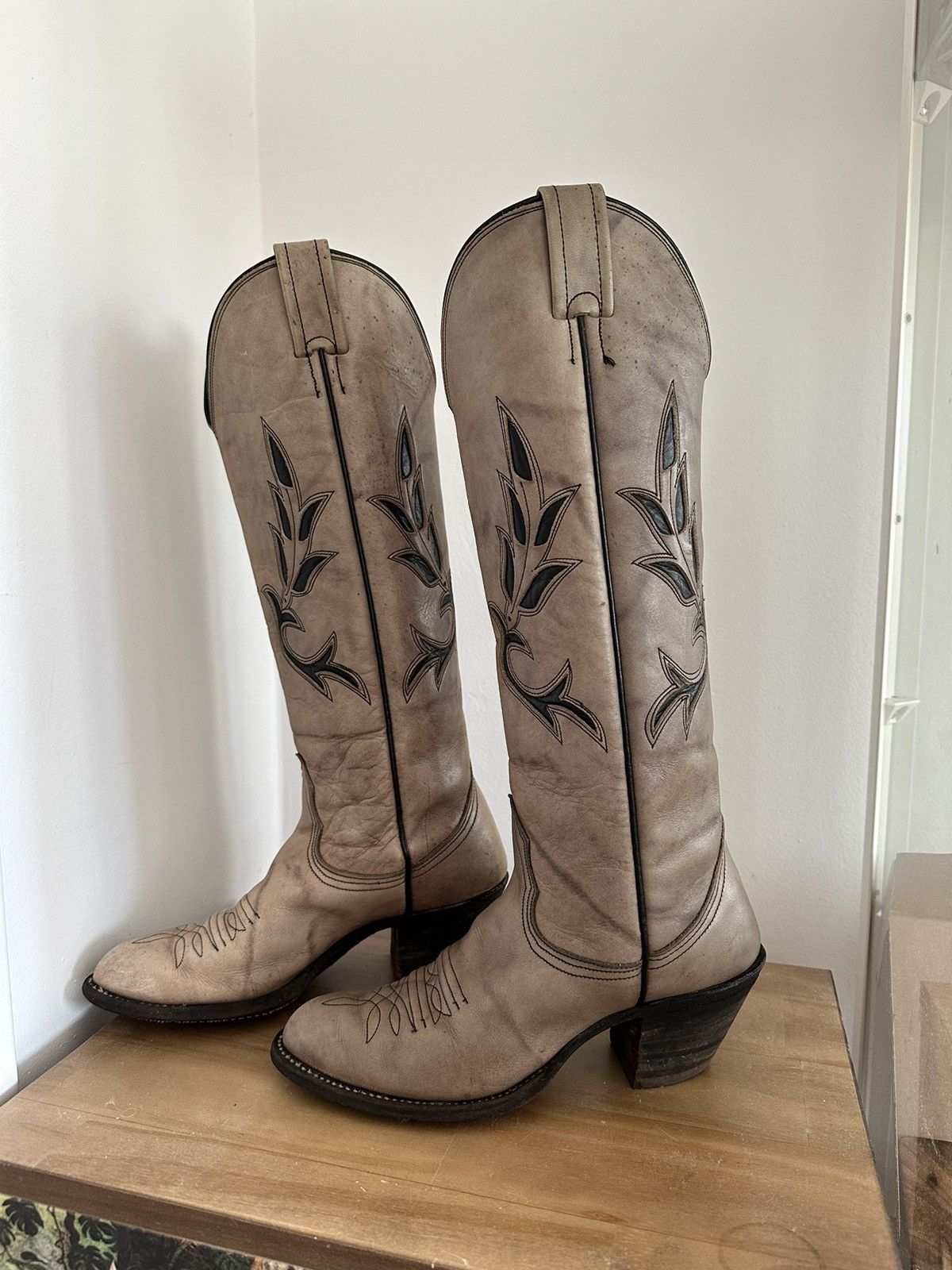 Nocona Boots Vintage Cowboy Nocona Boots 1982 80s Size US 5.5 / IT 35.5 - 2 Thumbnail
