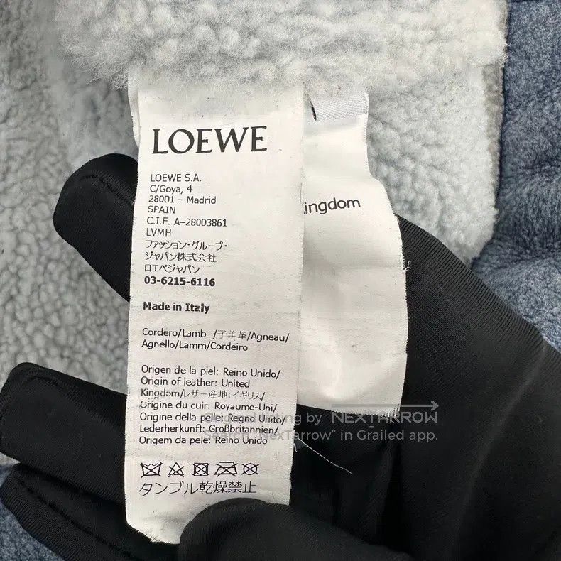 Loewe Loewe Blue Leather and Fur Integrated Jacket Size US L / EU 52-54 / 3 - 4 Thumbnail