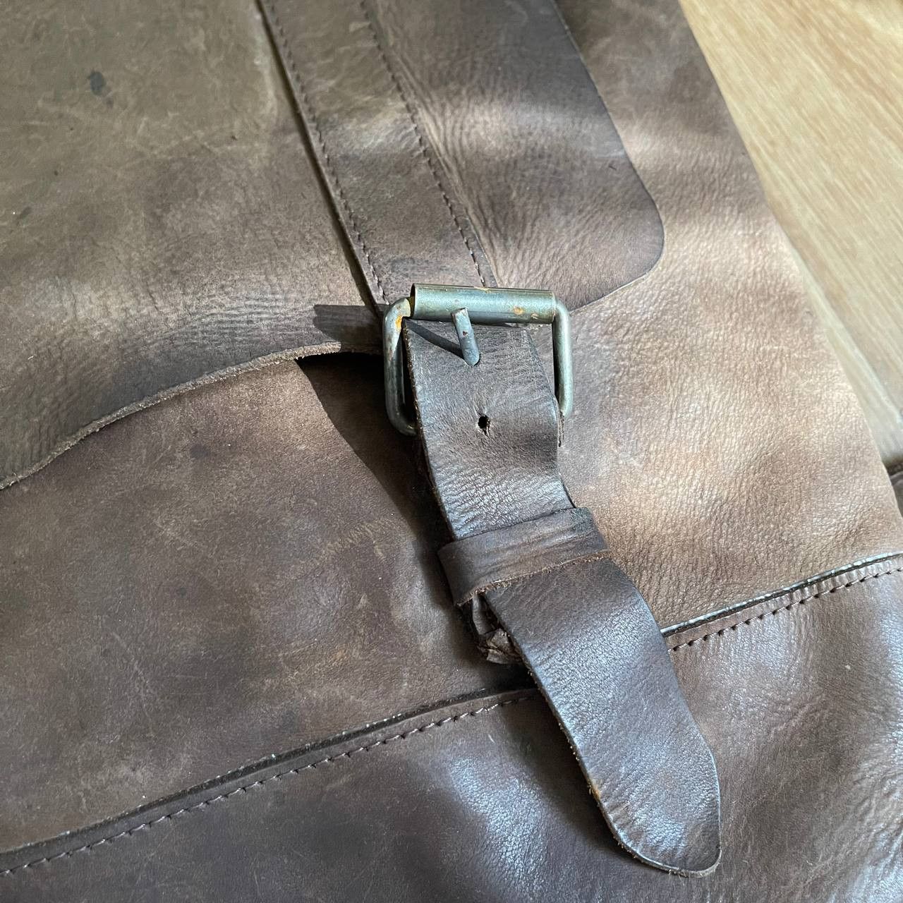 Japanese Brand Leather Backpack Size ONE SIZE - 6 Thumbnail