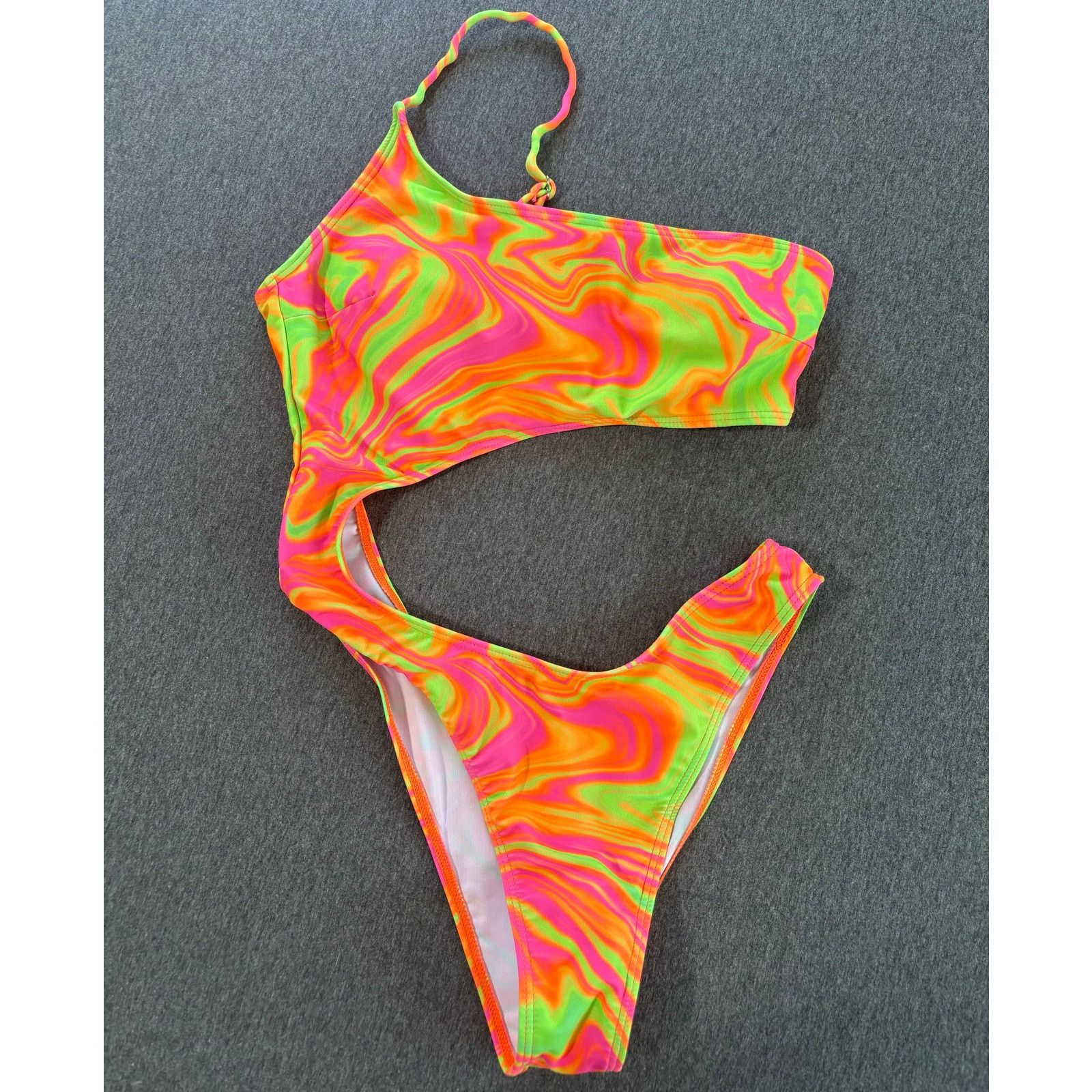 Other UNBRANDED | Tie-dye One Piece Cutout Swimsuit | Small Size S / US 4 / IT 40 - 1 Thumbnail