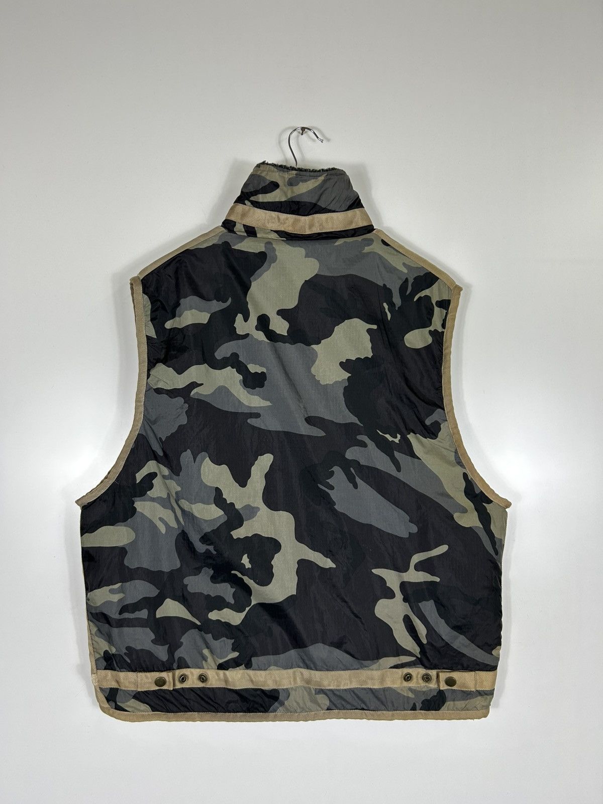 Vintage ⚡️Vintage Even River Fleece Camo Multi Pocket Vest Size US L / EU 52-54 / 3 - 13 Thumbnail