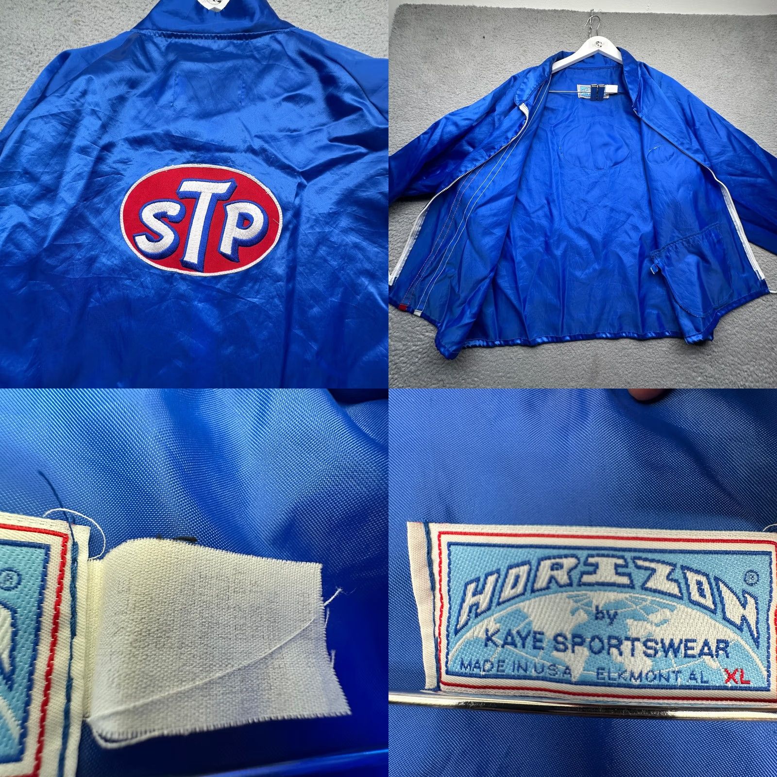 Vintage VINTAGE Horizon Kaye Jacket Windbreaker Racing Adult XXL Blue Euro Mens Size US XXL / EU 58 / 5 - 8 Thumbnail