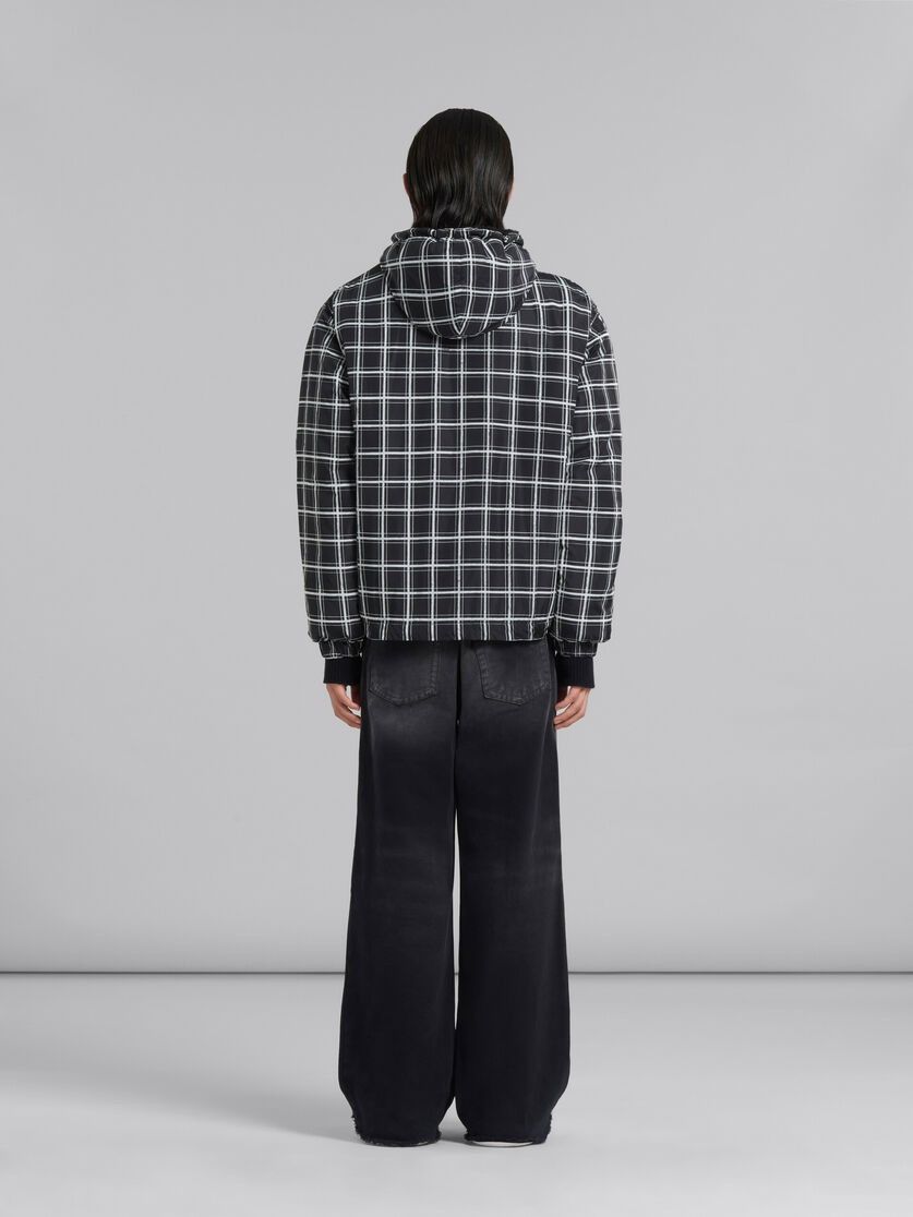 Marni o1w1db10125 Checked Nylon Jacket in Black Size US S / EU 44-46 / 1 - 3 Thumbnail