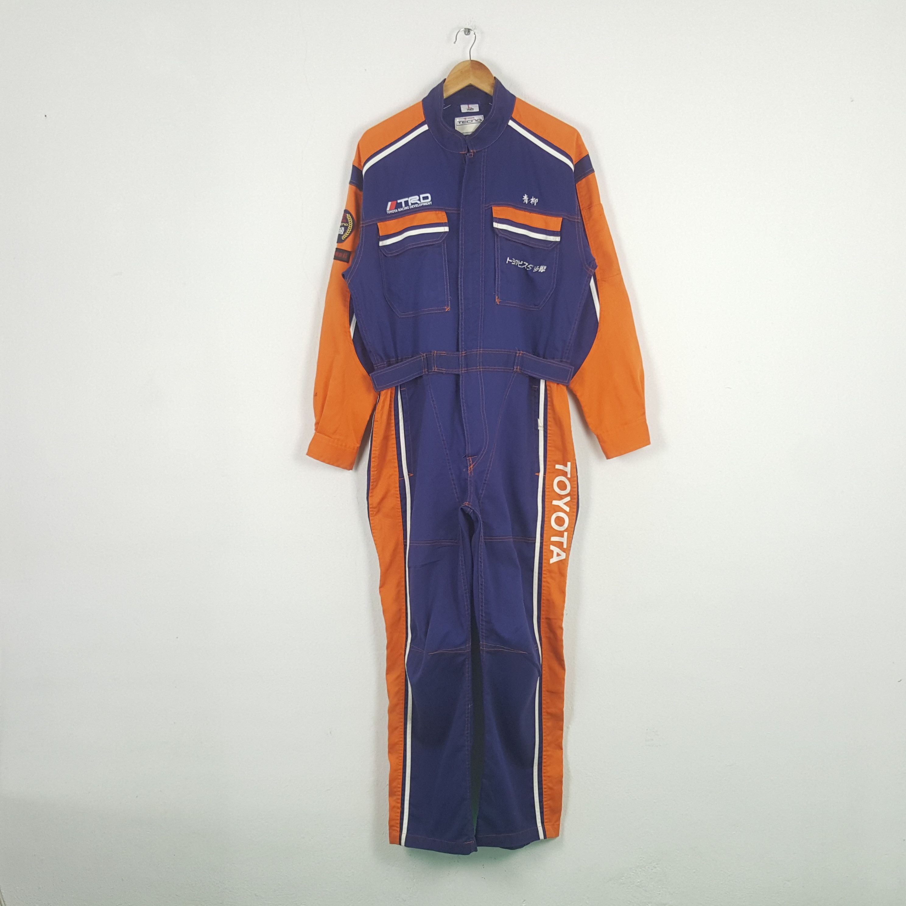 Japanese Brand Vintage TRD Toyota Racing Development Coverall Jacket RR16 Size US M / EU 48-50 / 2 - 4 Thumbnail