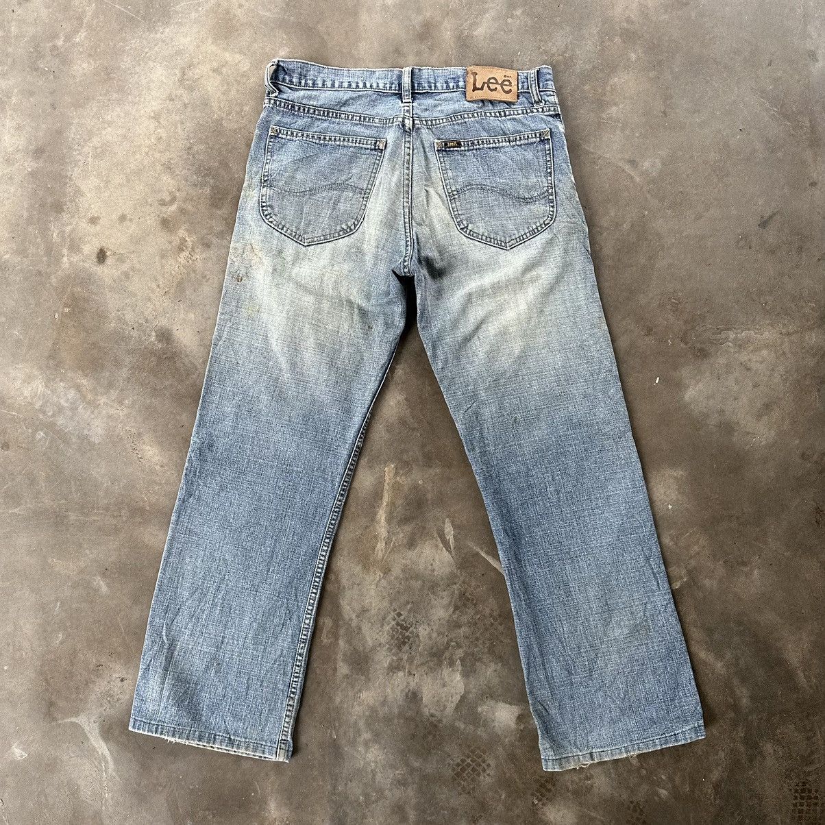 Japanese Brand W34 Vintage Lee Riders Faded Rusty Distressed Denim Jean Size US 34 / EU 50 - 11 Thumbnail