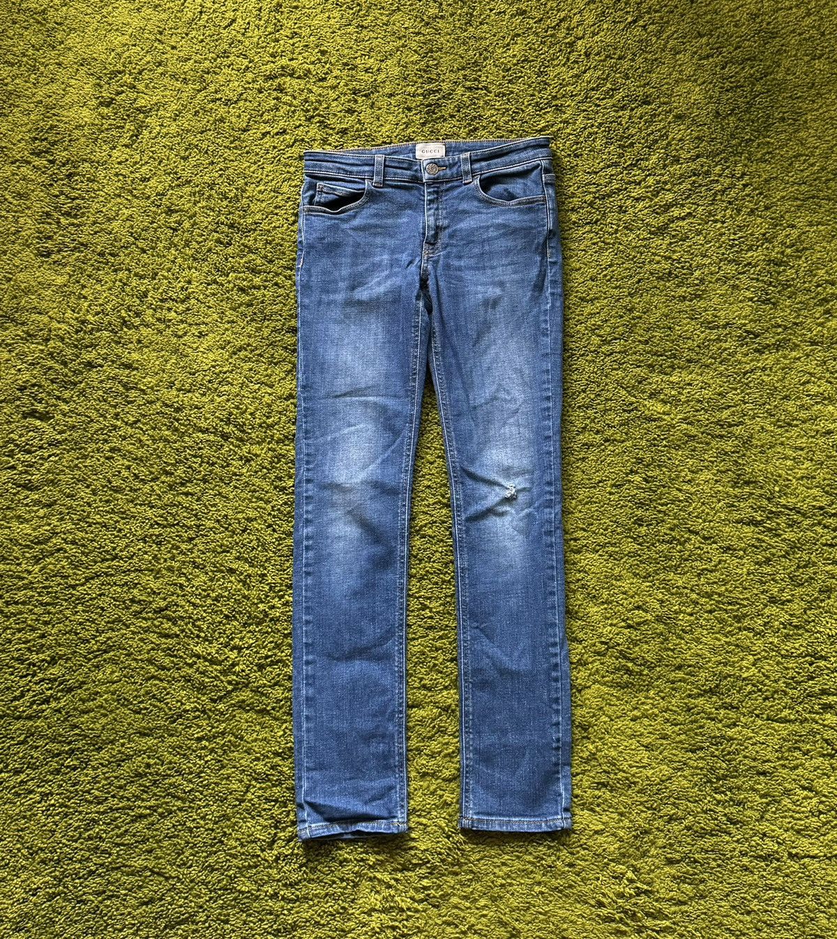 Designer × Gucci Gucci skinny fit faded jeans denim Size 26" / US 2 / IT 38 - 1 Thumbnail