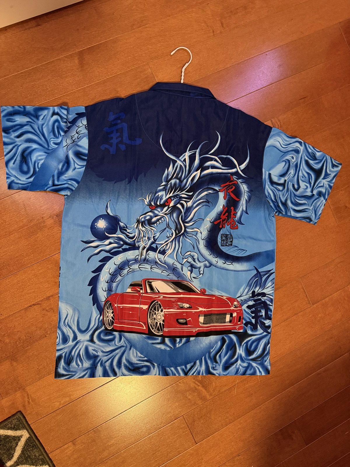 Vintage Vintage Y2K Honda S2000 Dragon Button Up Shirt Size US XL / EU 56 / 4 - 2 Thumbnail